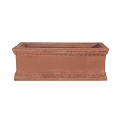 Terracotta Box with Greek Decoration